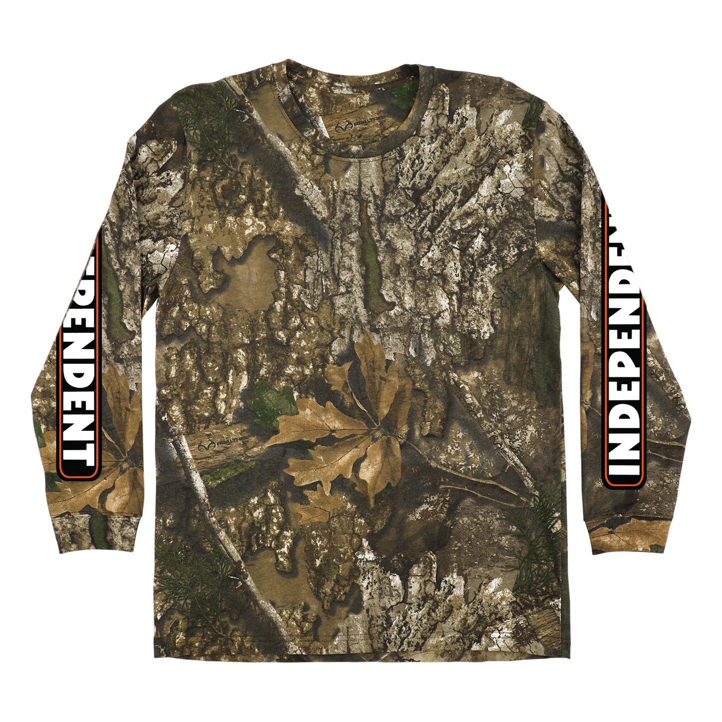 Bar Logo Independent X Realtree APX L/S Midweight Tee Shirt