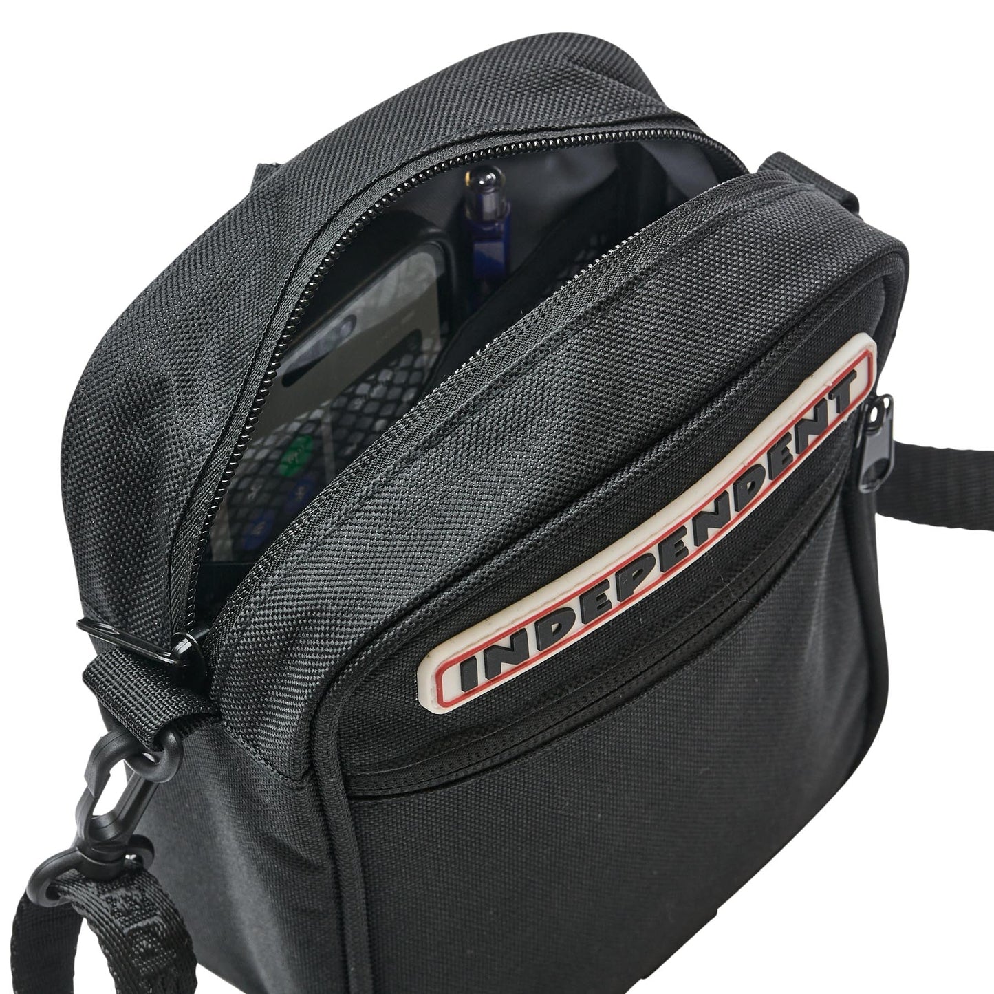 Bar Logo Side Bag Blk OS