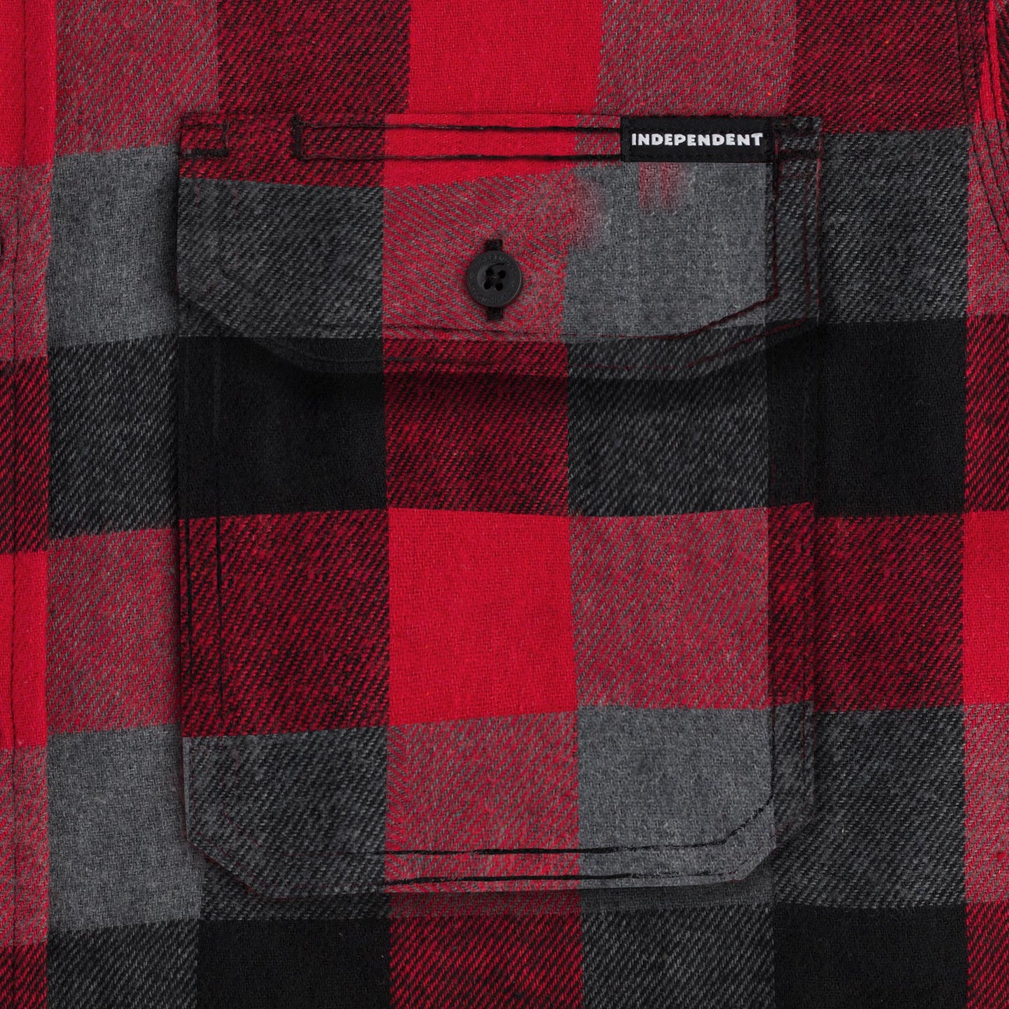 Belmont L/S Flannel Top Shirt Red(size options listed)