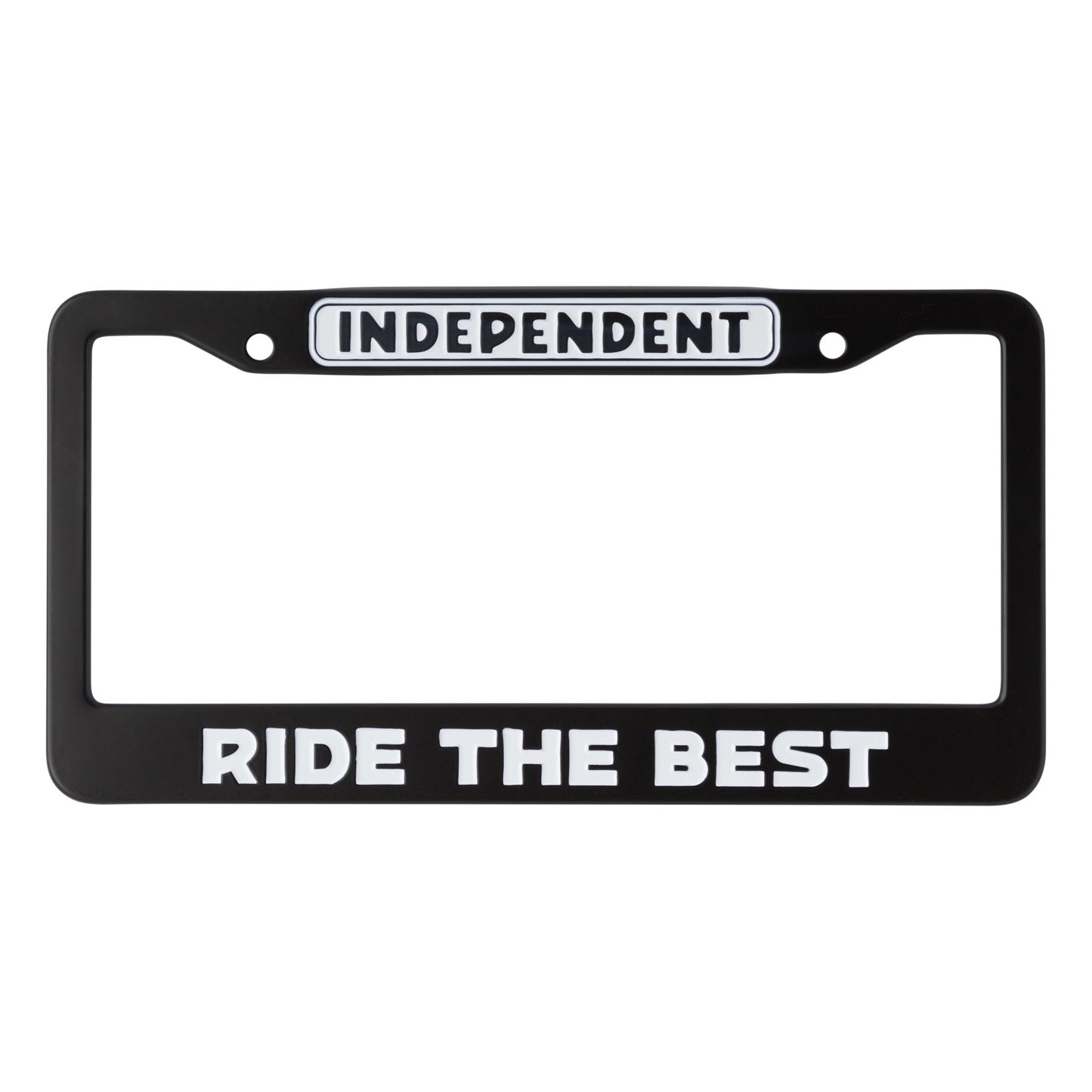 Bar Logo License Plate Frame Blk OS