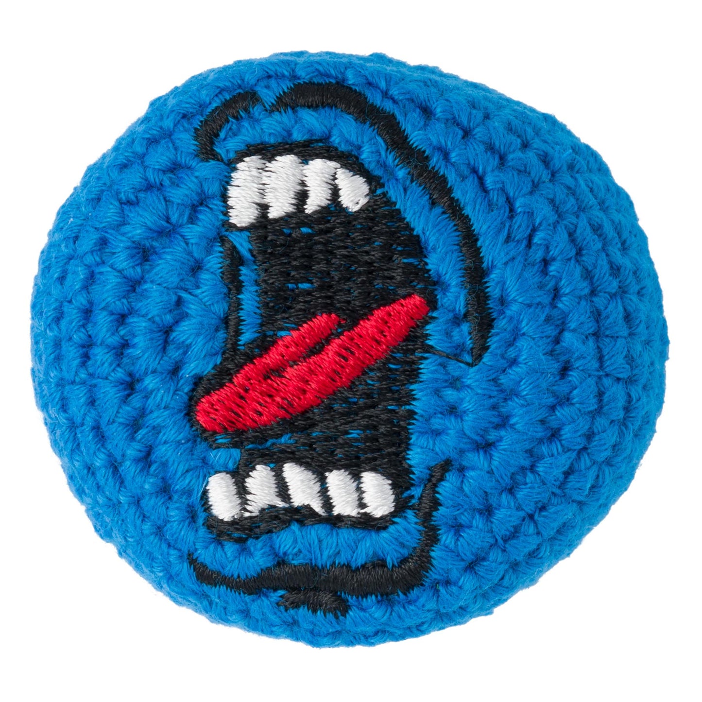 Big Mouth Crochet Foot Bag Blu OS