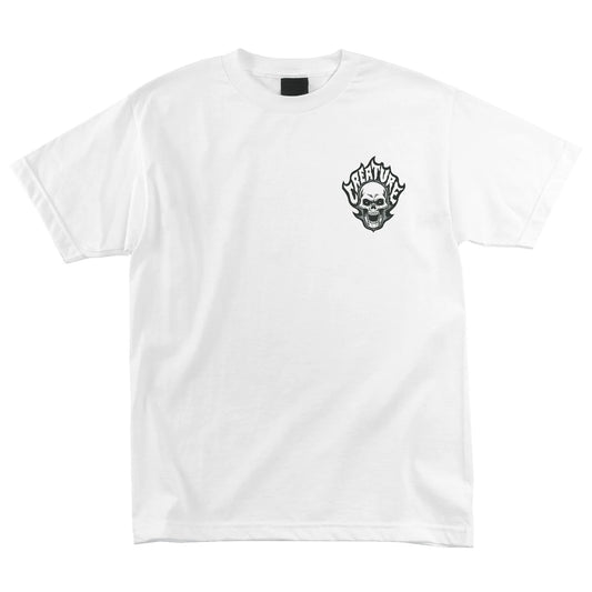 Bonehead Flame Heavyweight S/S Tee Shirt Wht(size options listed)