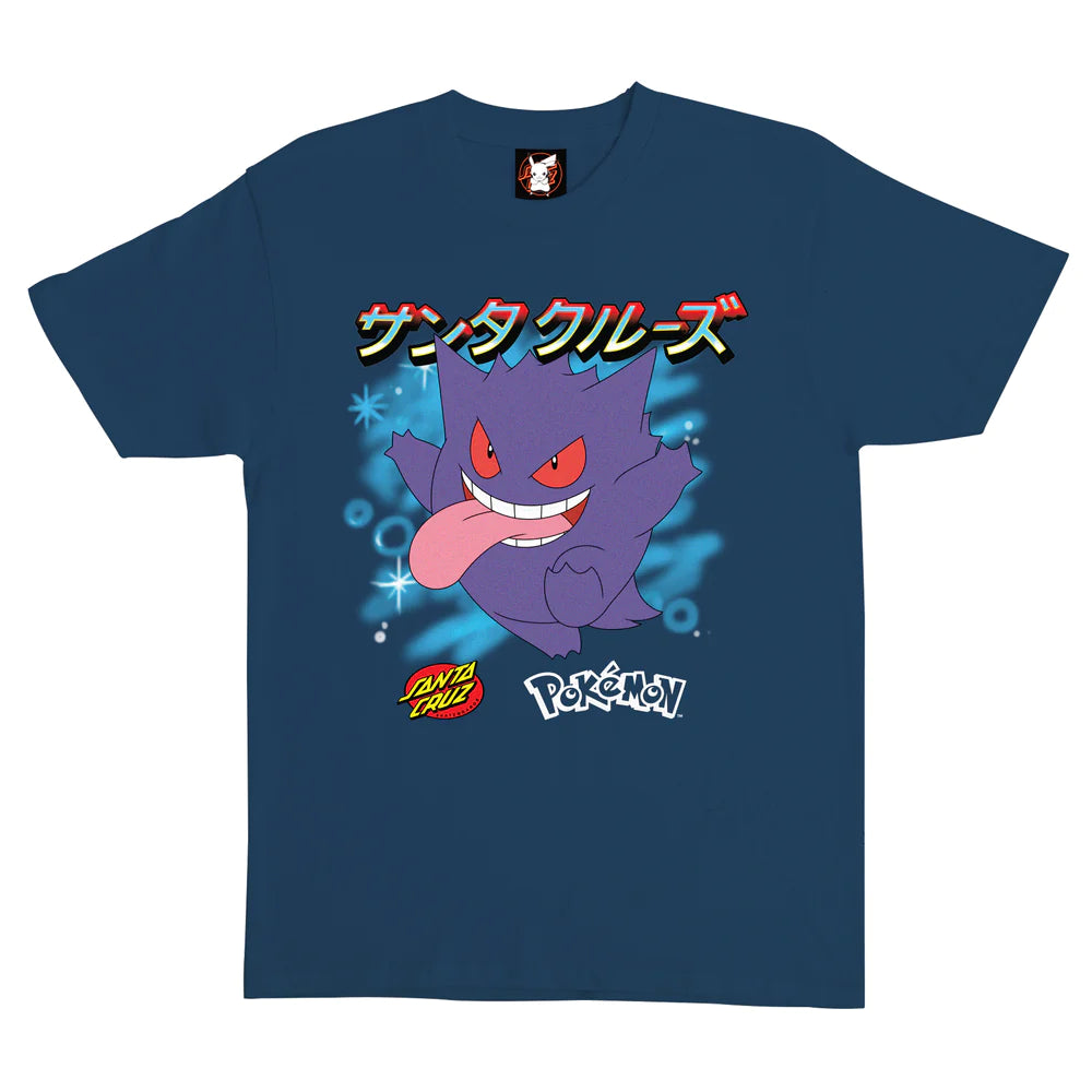 Pokémon & Santa Cruz Ghost Type 3 s/s Tee Shirt Lav(size options listed)