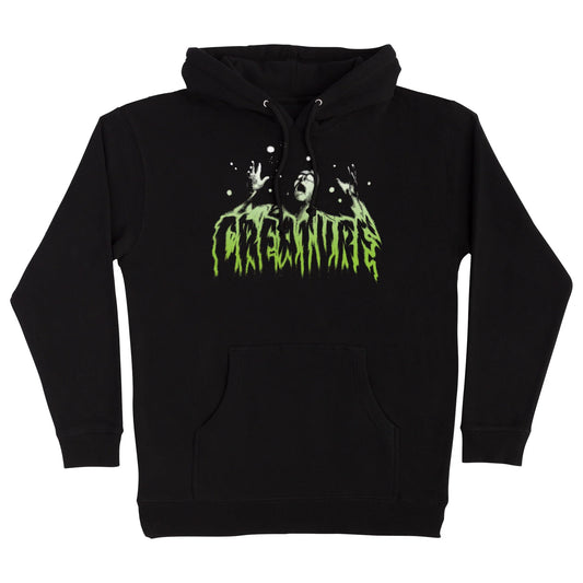 Apparition Heavyweight Fleece Pullover Hooded Sweatshirt Blk(size options listed)