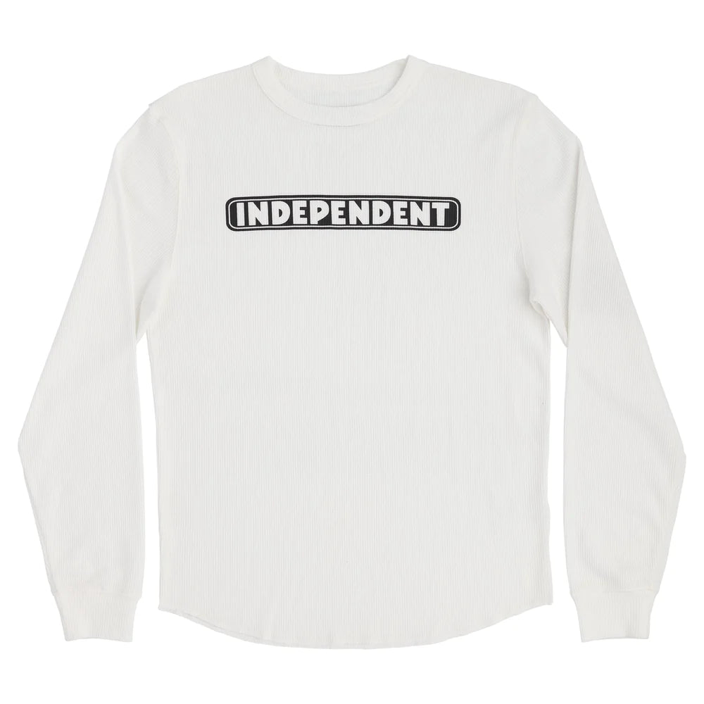 Bar Logo L S Thermal Top Shirt color size options listed Dogwood Skate Shop