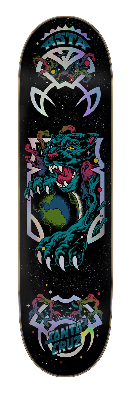 Tom Asta Space Cat VX  Autographed Pro Deck 8.25 X 31.83