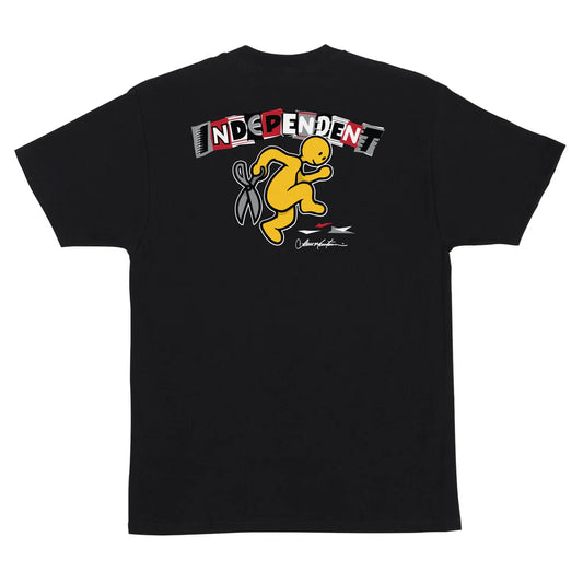 Lance Mountain Ransom Independent S/S Tee Shirt Blk