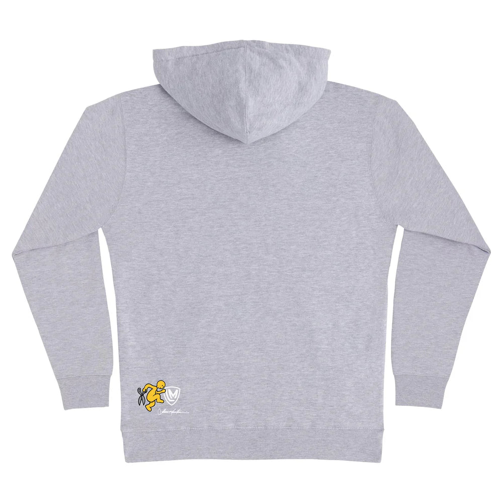 Lance Mountain Ransom Independent Pullover Hoodie Hthr/Gry