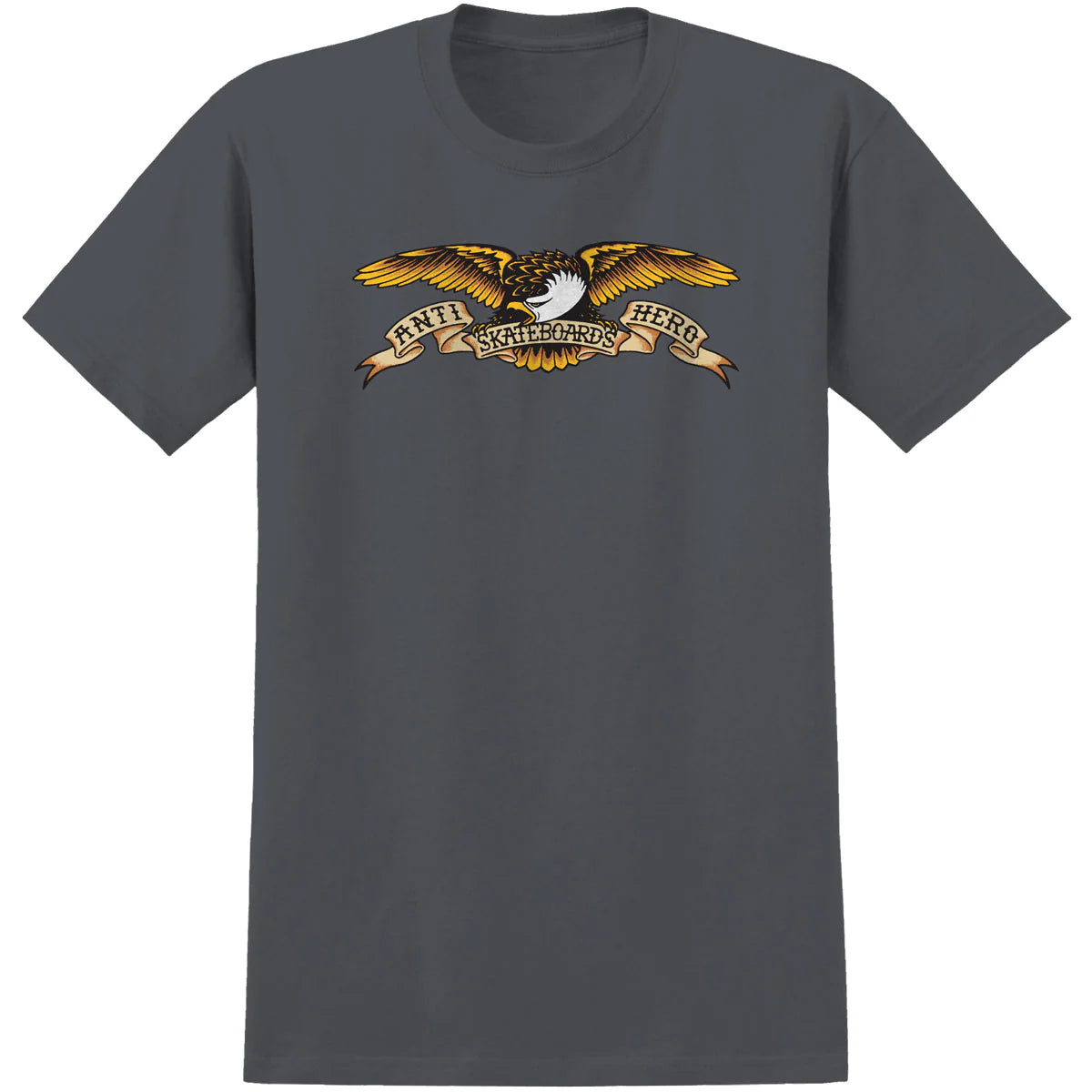 Eagle S/S Shirt Charcoal (size options listed)