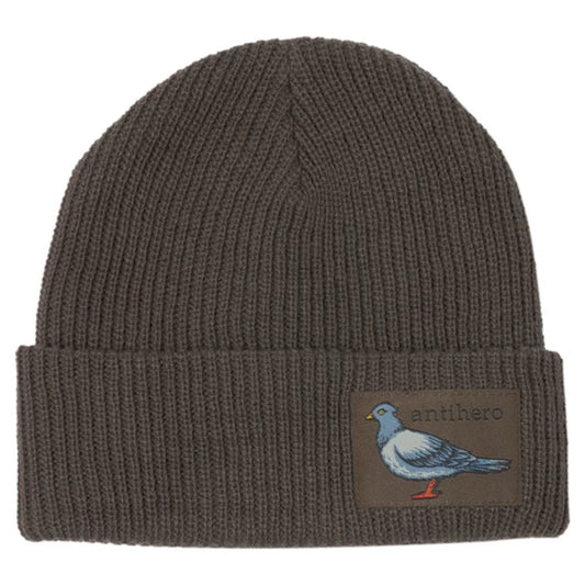 Lil Pigeon Label Cuff Beanie Brwn OS