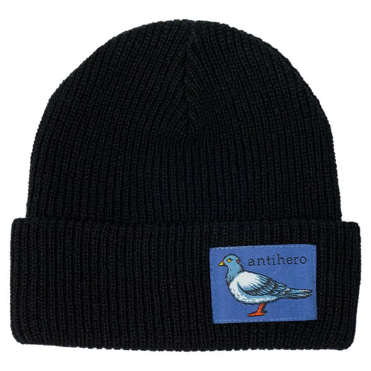 Lil Pigeon Label Cuff Beanie Blk OS