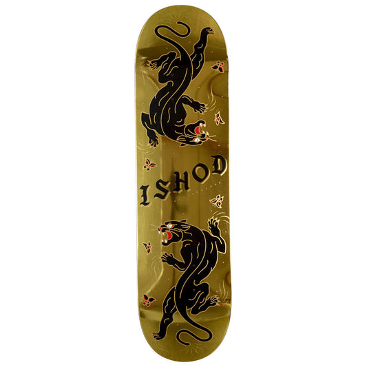 Ishod Wair DBX Cat Scratch Twin Tail Pro Deck Gold 8.25