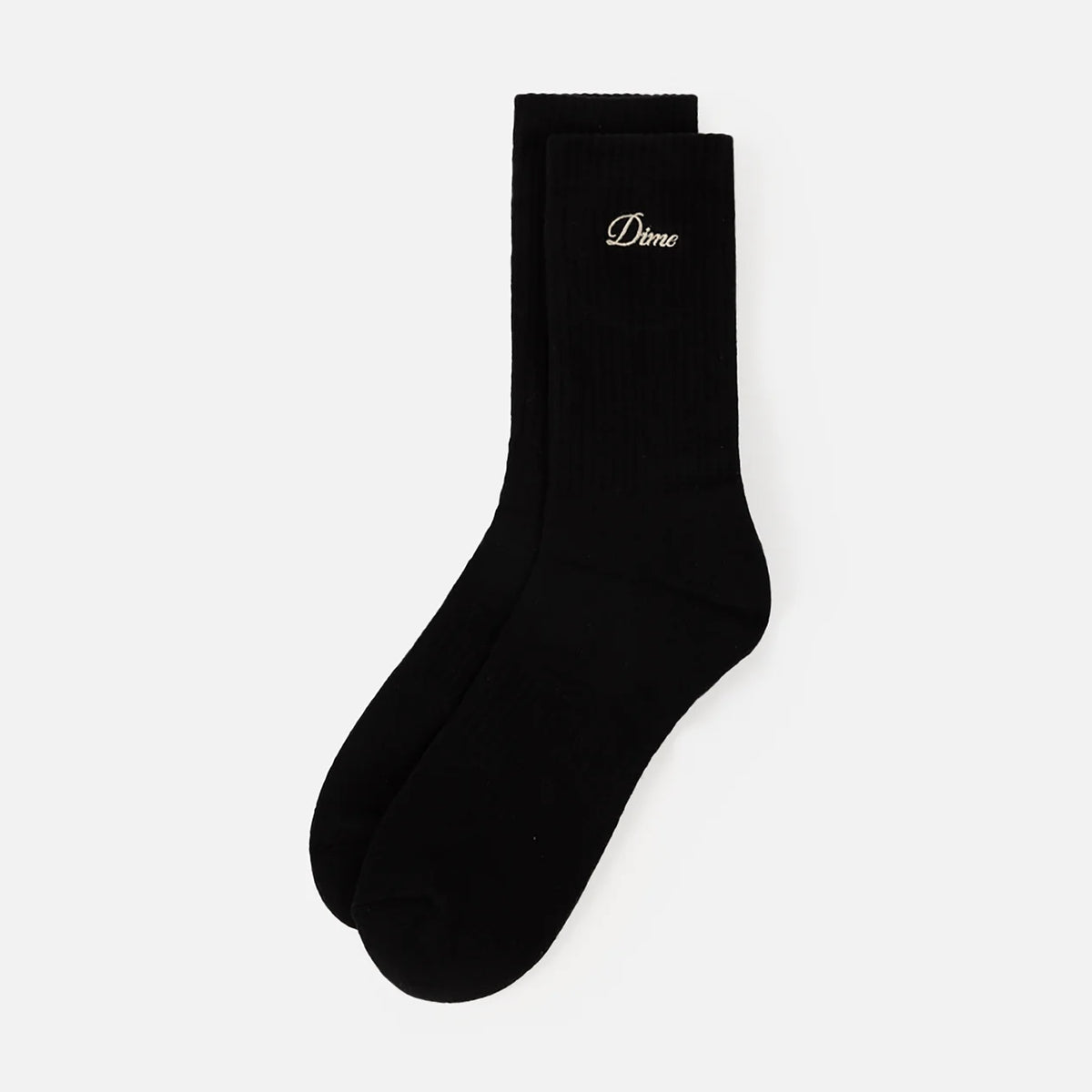 2Pk Long Socks Blk
