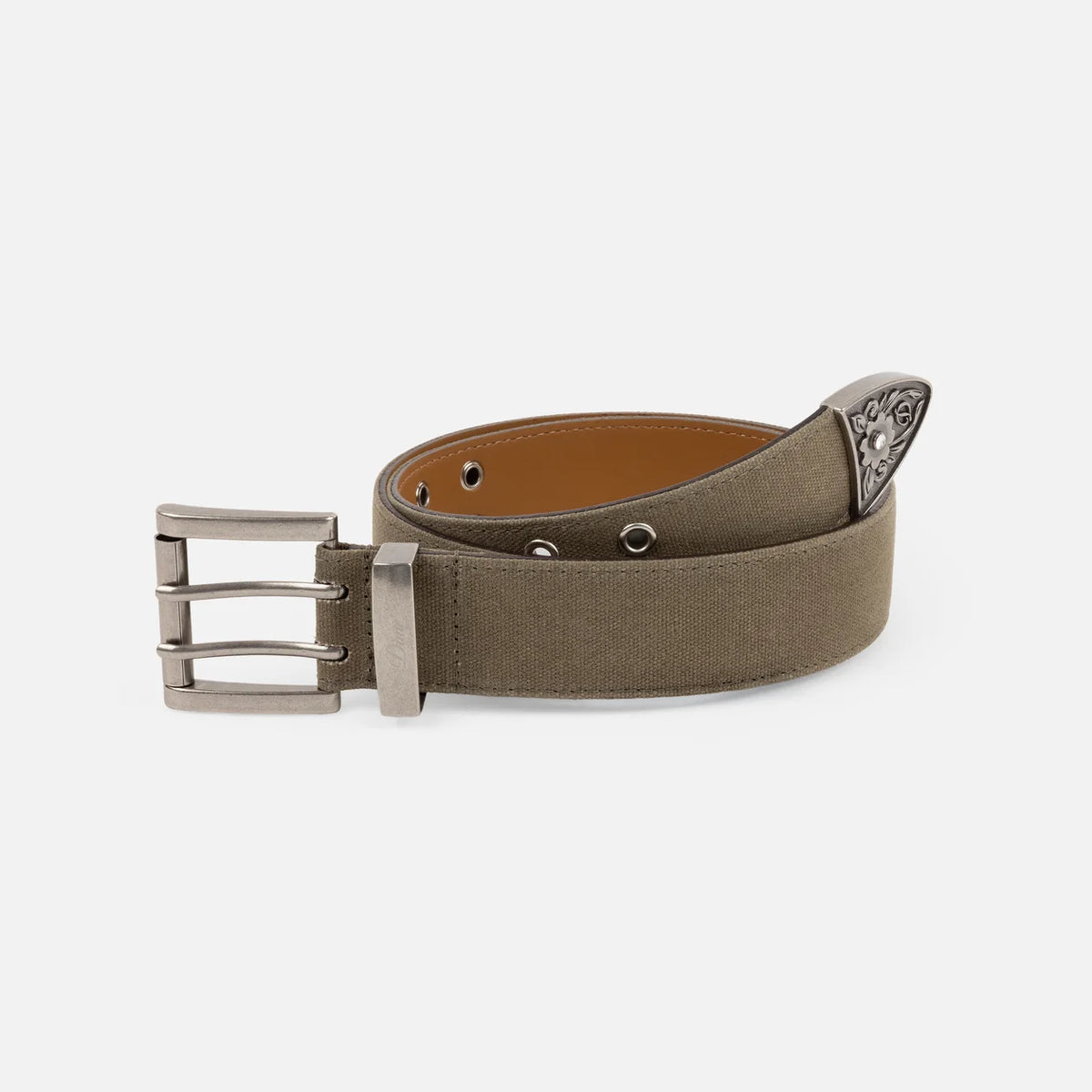 Waxed Canvas Belt brwn/Olv