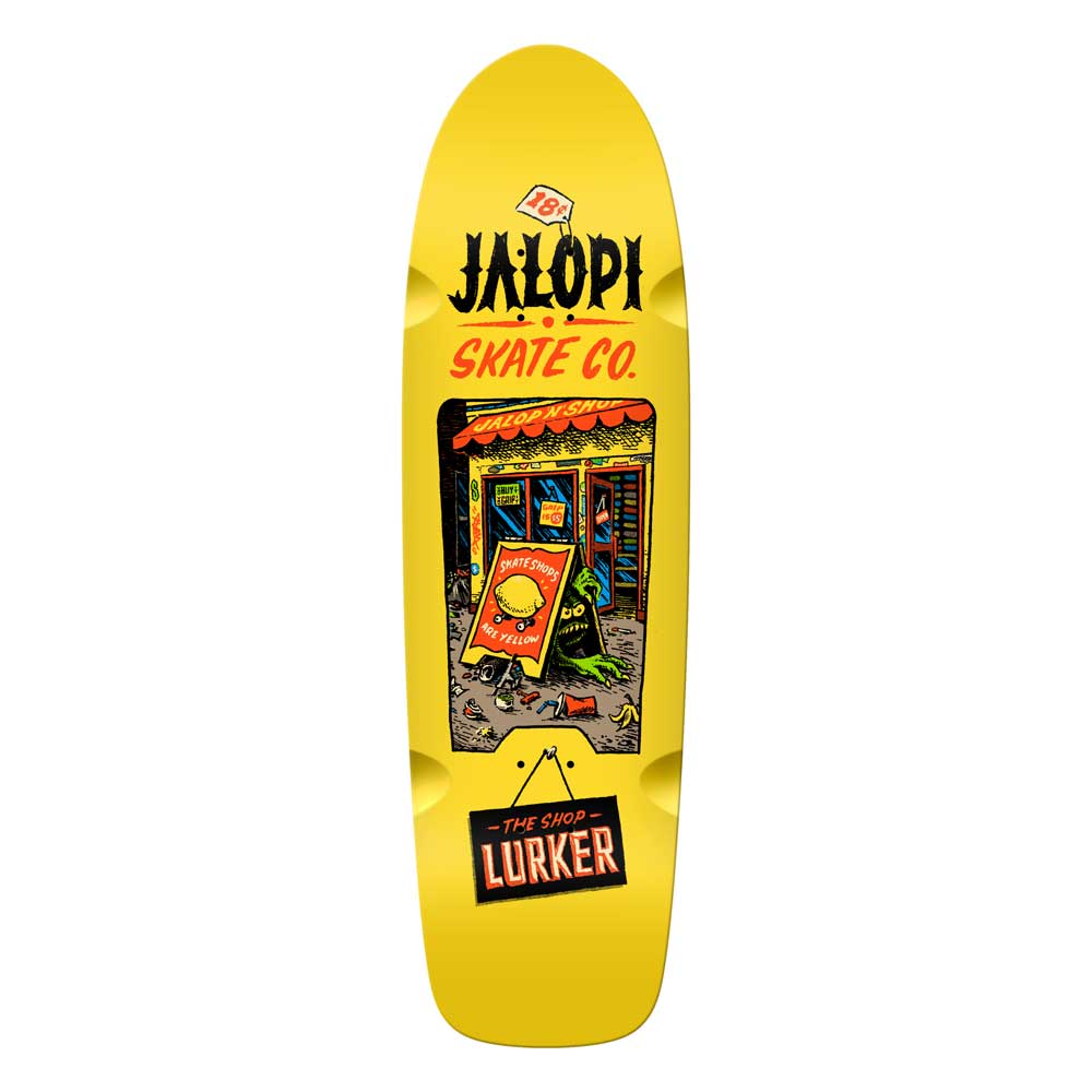 Jalopi SSD 2026 The Shop Lurker Shape Deck 9.18 X 32 Ylw Dipped WW