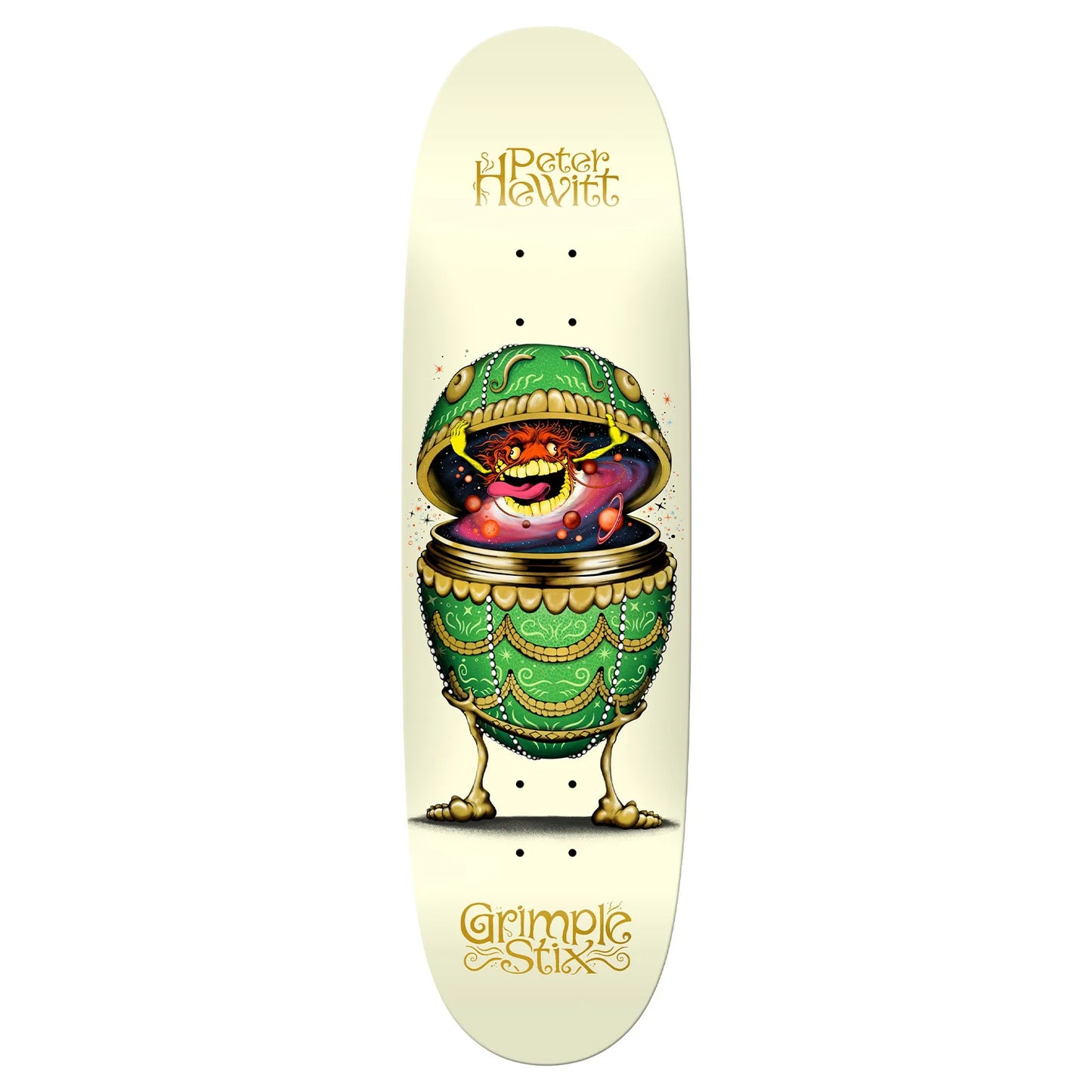 Peter Hewitt Grimple Stix Fabrage Egg Pro Deck 8.75 X 31.5