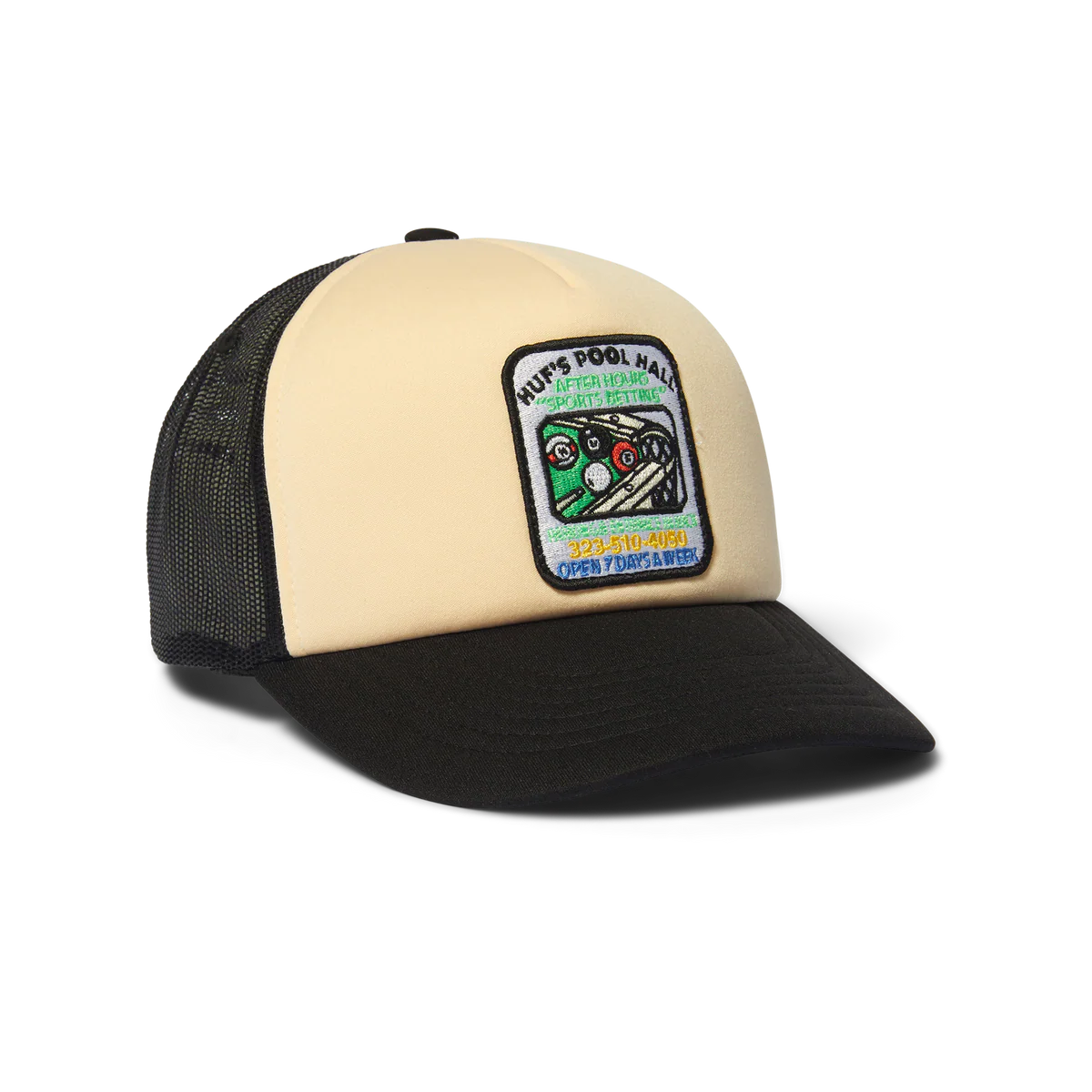 Billards Trucker Adjustable Snapback Meshback Hat Nat OS