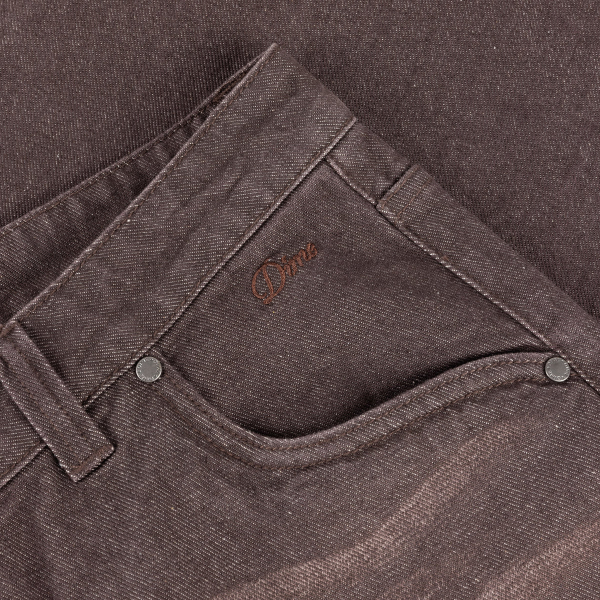 Baggy Denim Pants Dk. Brwn