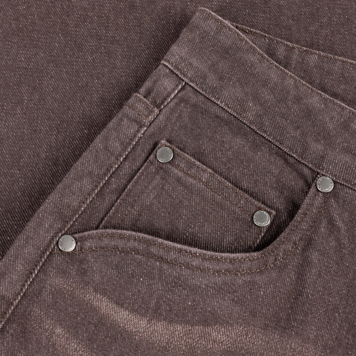 Baggy Denim Pants Dk. Brwn