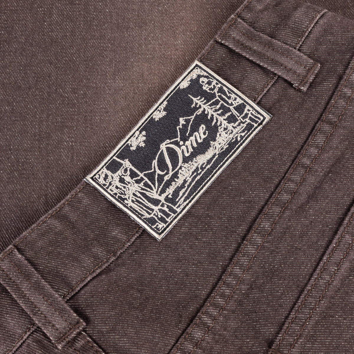 Baggy Denim Pants Dk. Brwn