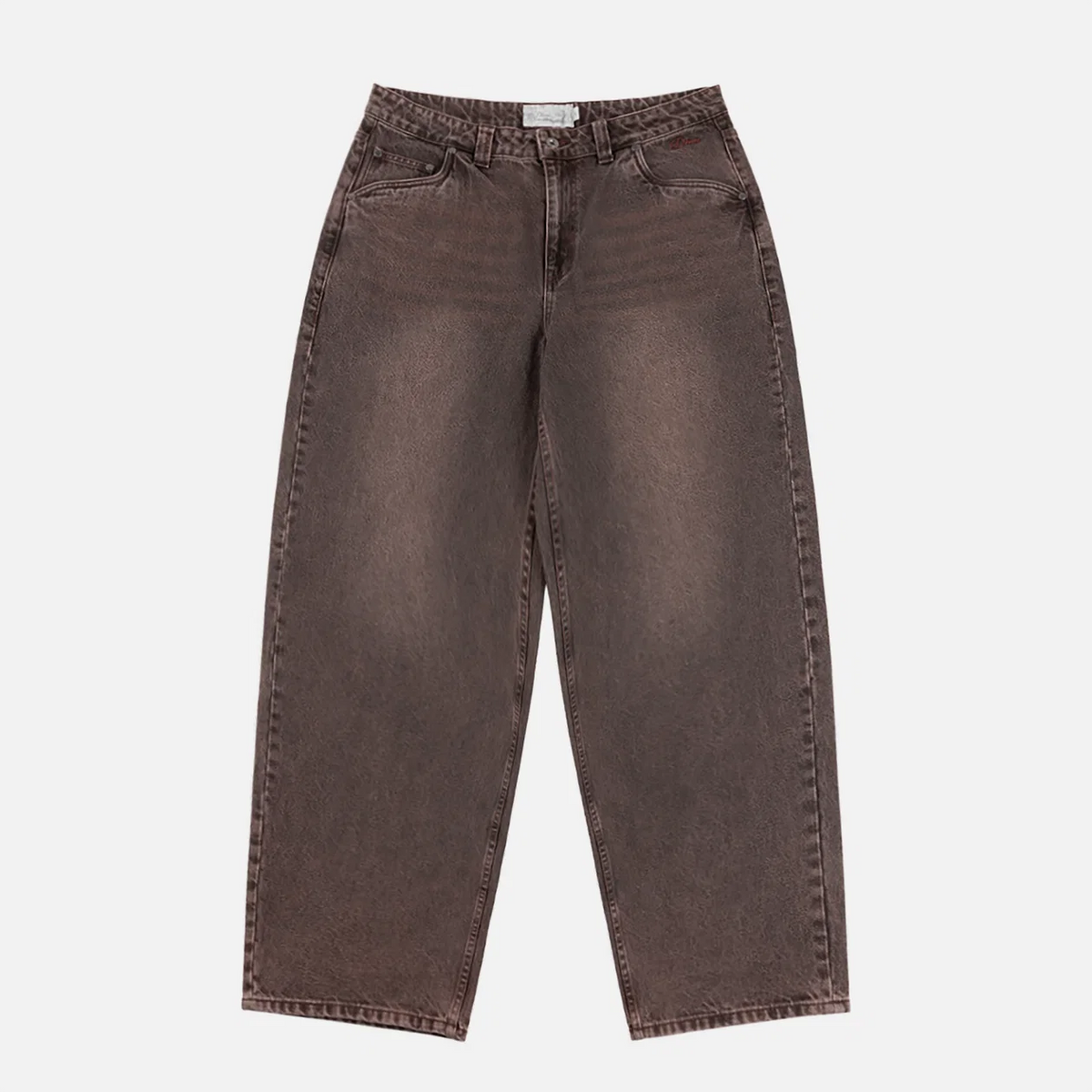 Baggy Denim Pants Dk. Brwn