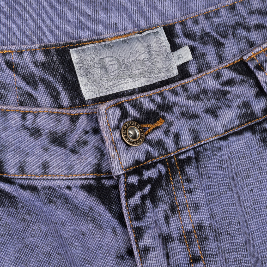 Classic Relaxed Denim Pants Stone Purp(size options listed)