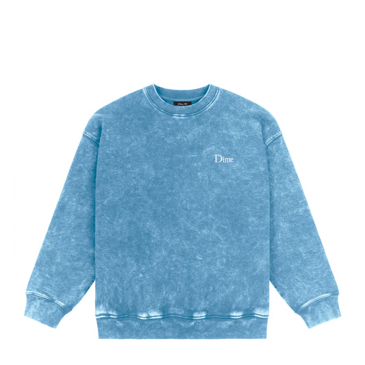 Classic French Terry Crewneck Sweatshirt Faded Sky Blu