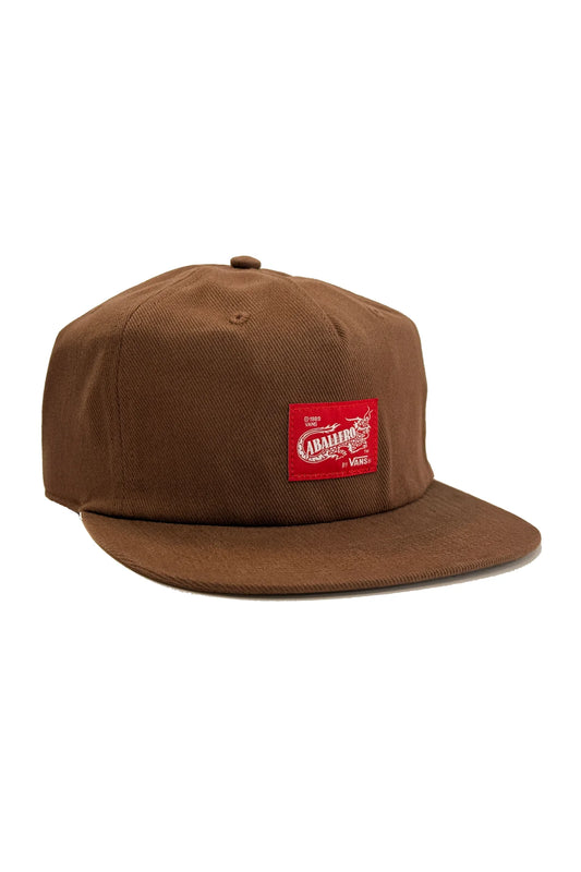 Caballero Unstructured Adjustable Snapback Hat Vin. Cocoa OS