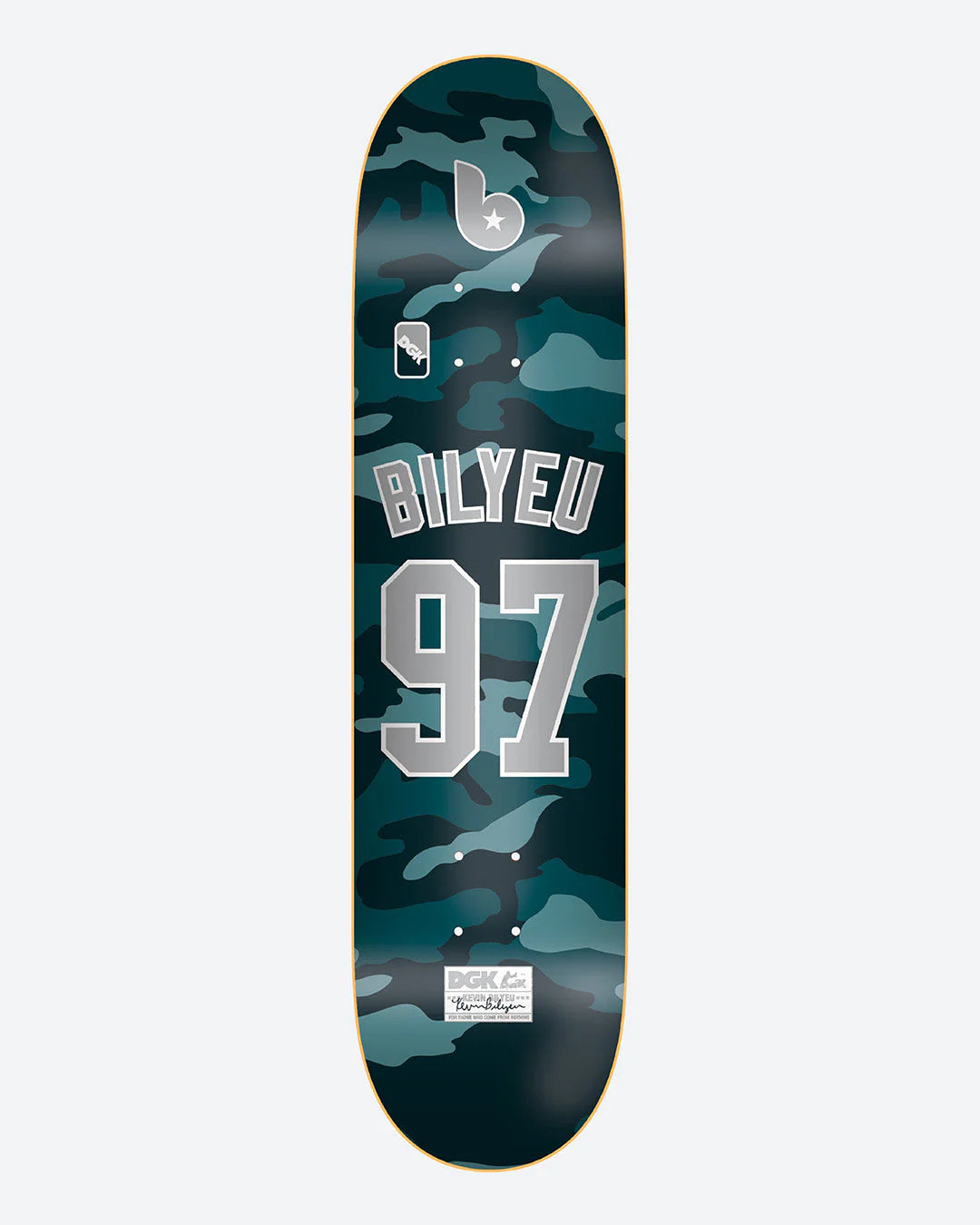 Major League 3 Kevin Bilyeu Autographed Pro Deck 8.25 X 31.85