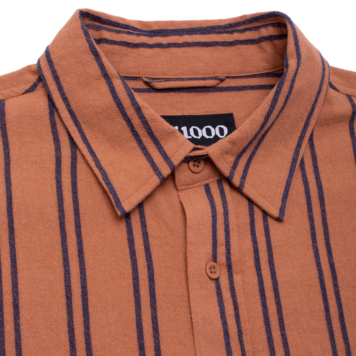 Short Sleeve Button Down Shirt Brwn(size options listed)