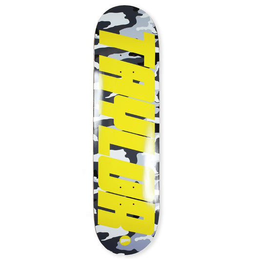 Kevin Taylor Snow Camo Full Dip Pro Skateboard Deck 8.5 X 32.25