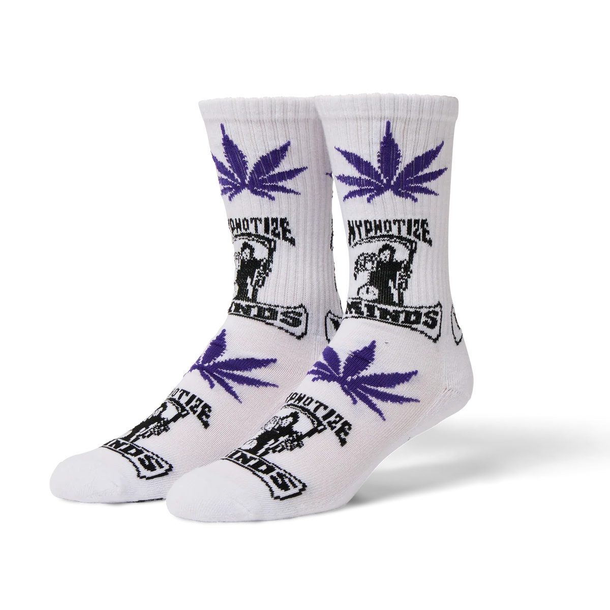 Huf X Three 6 Mafia Hypnotize Minds Plantlife Sock Wht