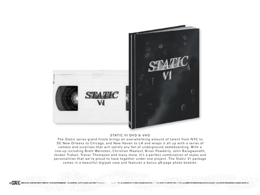 Static VI DVD or VHS
