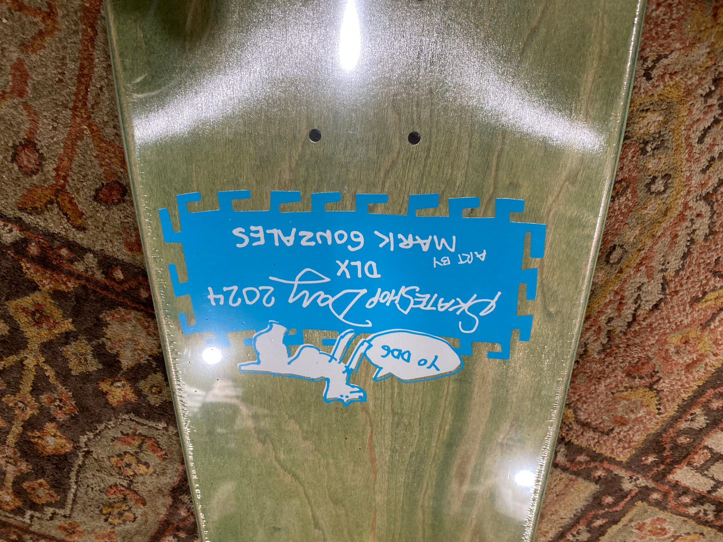 Krooked Deluxe Bird Skate Shop Day 2024 Mark Gonzales Keeper Deck 8.06 X 31.8 Org Stain