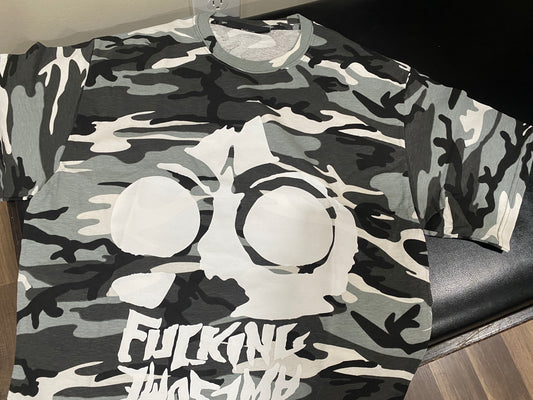 Fangs S/S Tee Shirt Wht Camo(size options listed)