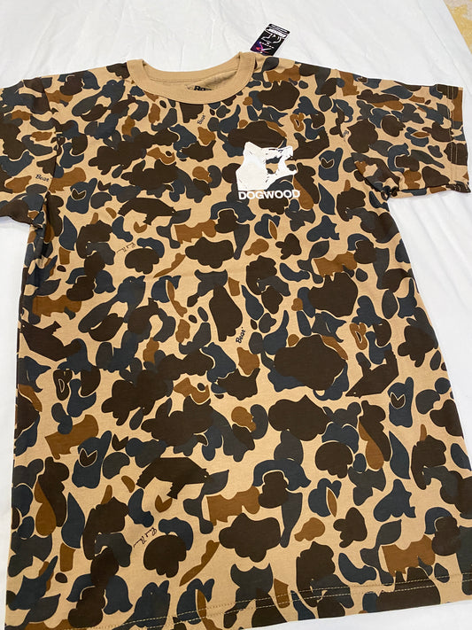 Mad Dog S/S Tee Shirt Bear Camo/Wht