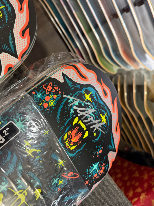 Signed Tom Asta Cosmic Twin Tail Pro Deck 8.2 X 31.6