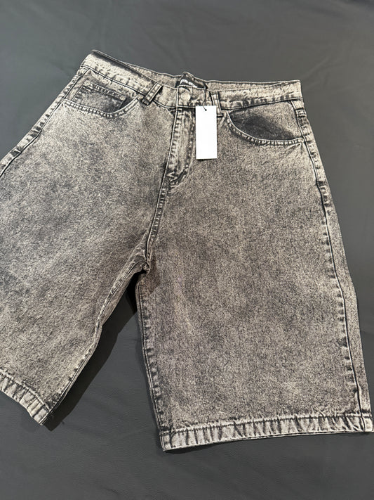Herringbone Miller Denim Shorts Gry