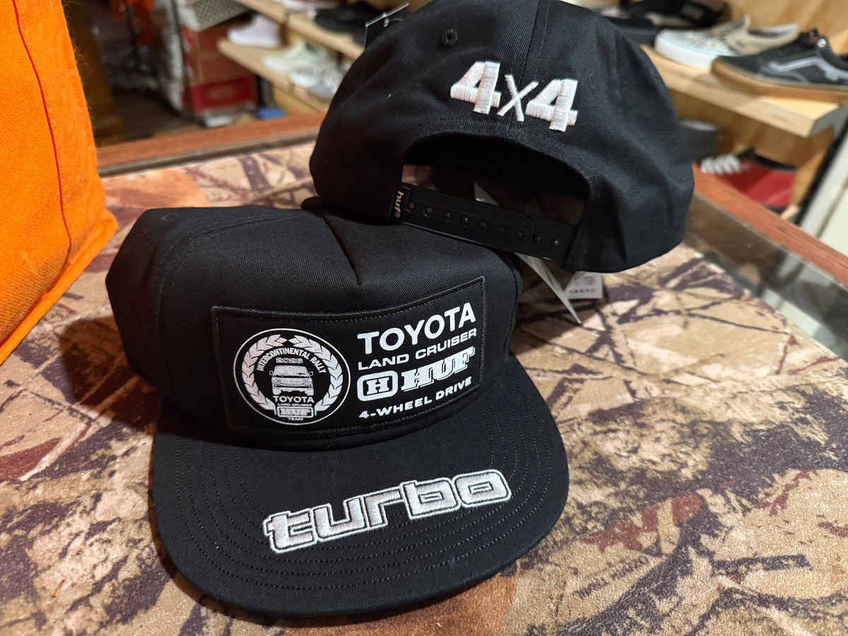 Toyota Land Cruiser Rally Adjustable Snapback Hat Blk OS