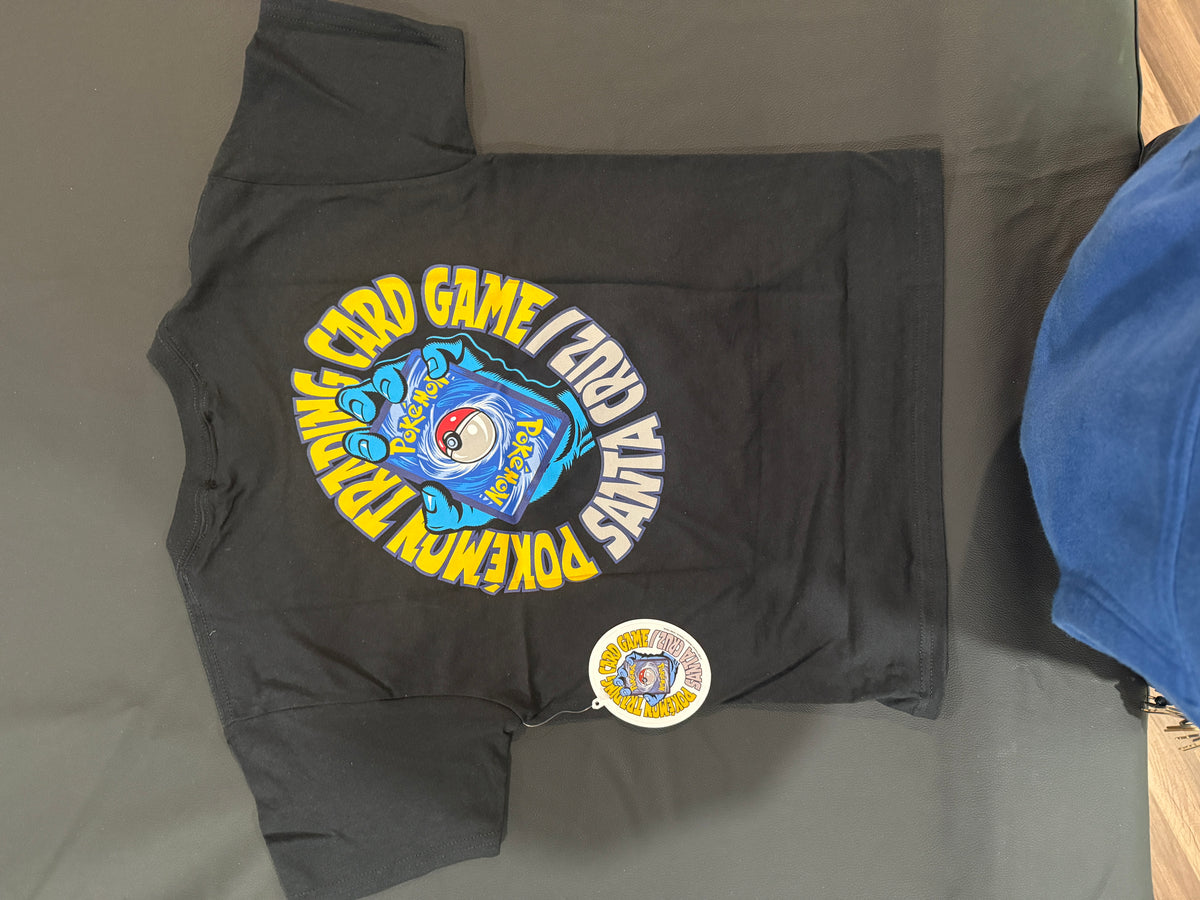 Santa Cruz X Pokemon Trading Card Game s/s Tee Shirt Blk