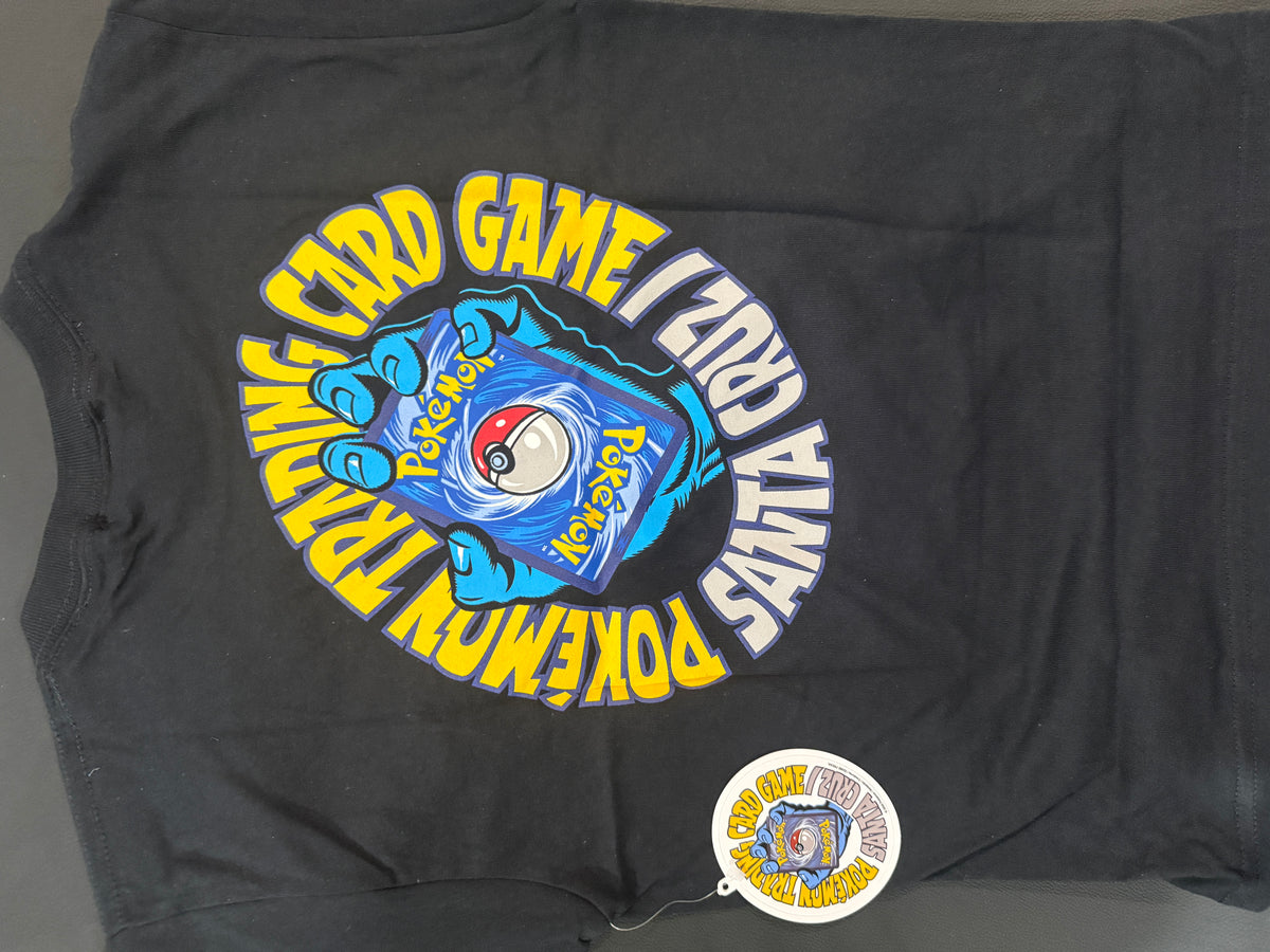 Santa Cruz X Pokemon Trading Card Game s/s Tee Shirt Blk