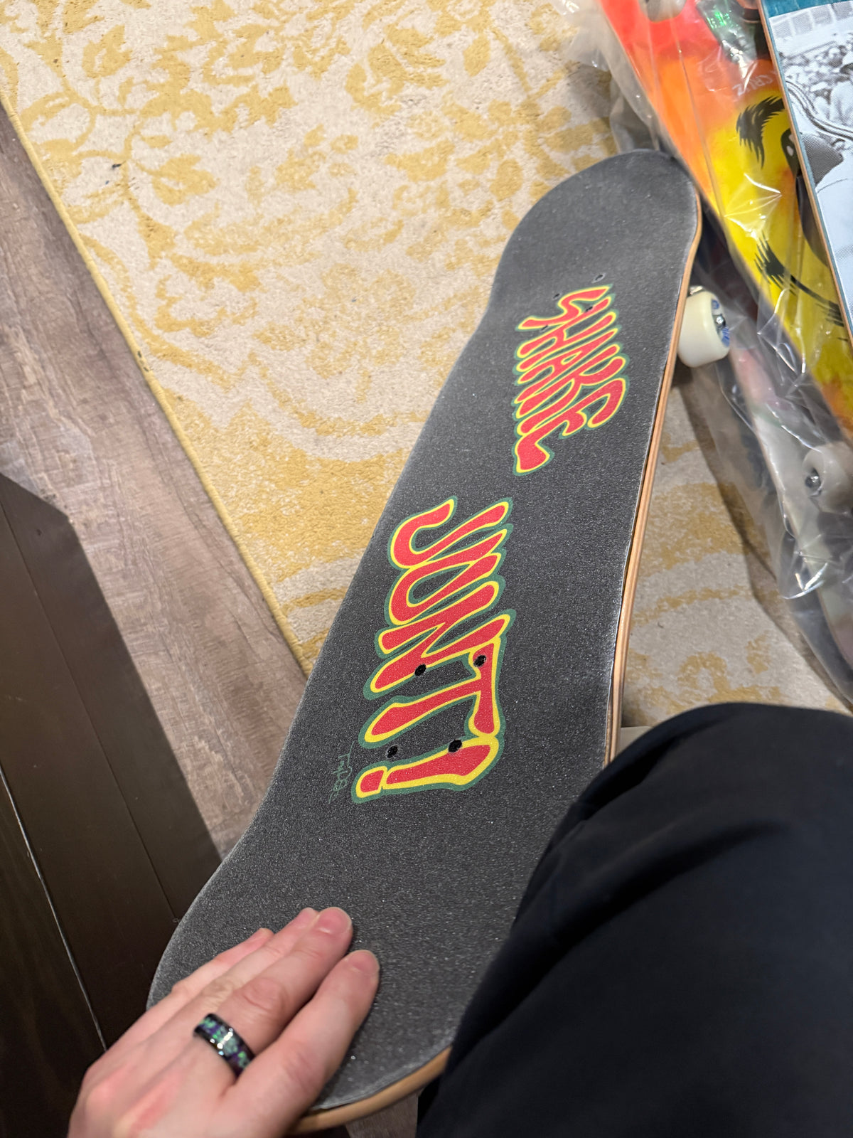 Kyle Walsh Orange Flame Premium Pro Skateboard Complete 8.5 X 31.76