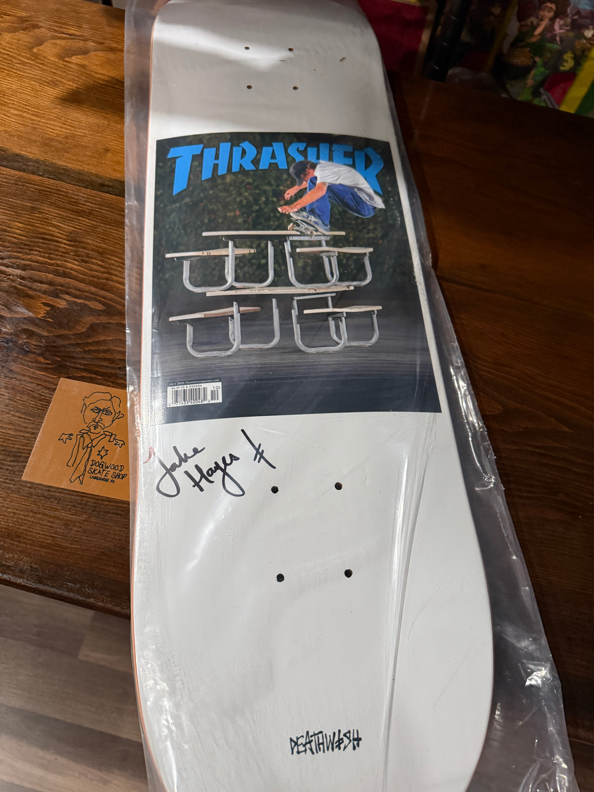 Jake Hayes Thrasher Cover Pro Deck 8.6 X 32 (Signed)