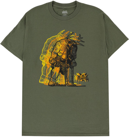 Wendigo S/S Tee Shirt Army Grn(size options listed)