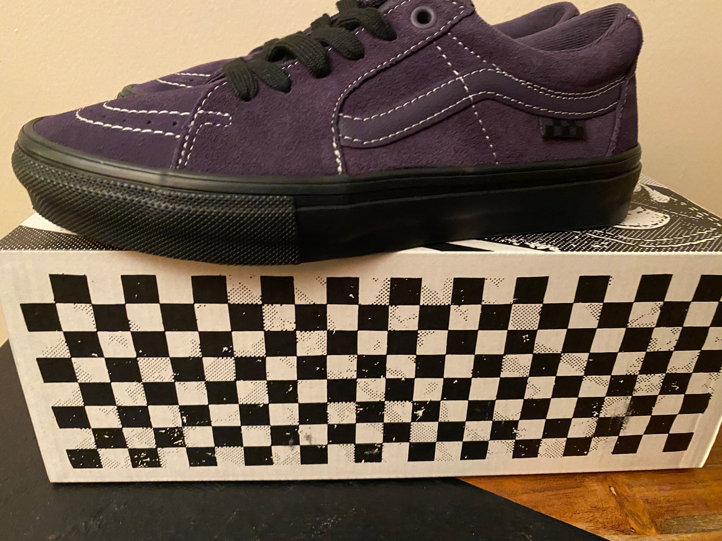 Skate Sk8 Low Shoe Dk.Purp/Blk(size options listed)