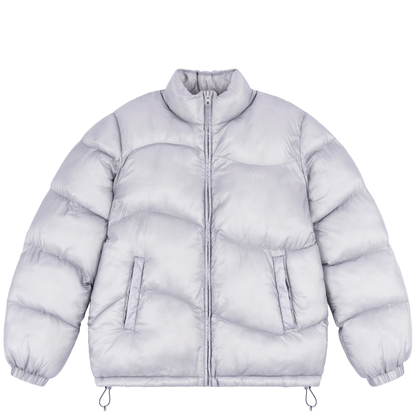 Classic Ripstop Puffer Jacket Silver Sml