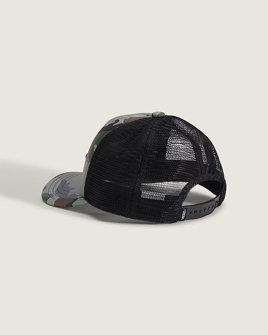 Classic Patch Meshback Adjustable Snapback Trucker Hat Aluminum/Camo OS