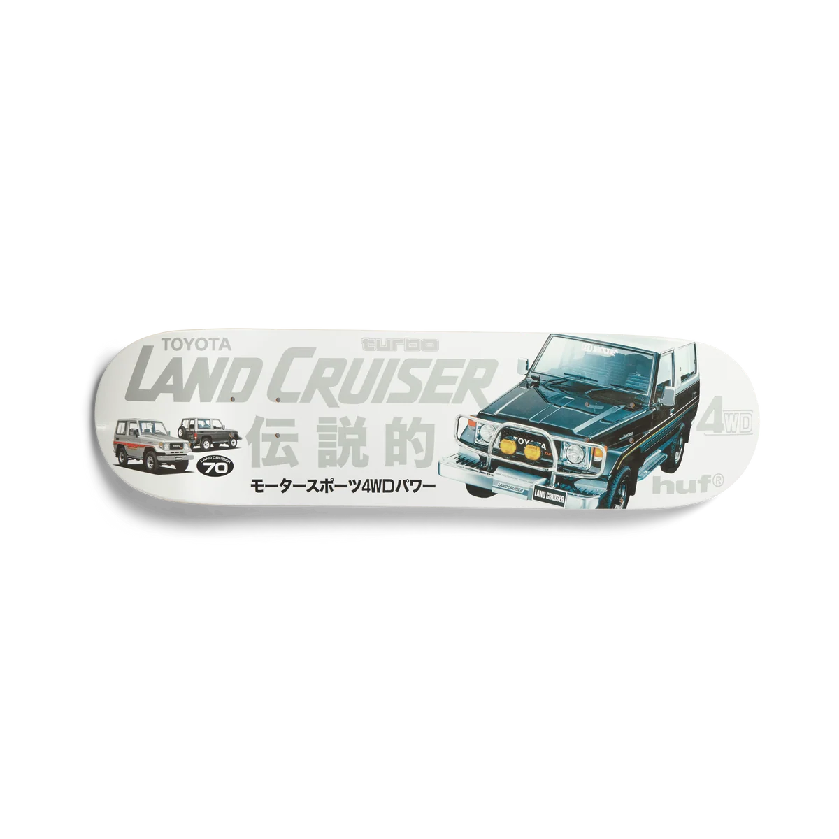 Huf X Toyota Land Cruiser Skateboard Deck 8.25 X 32