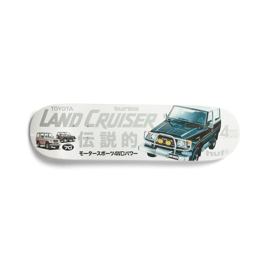 Huf X Toyota Land Cruiser Skateboard Deck 8.25 X 32
