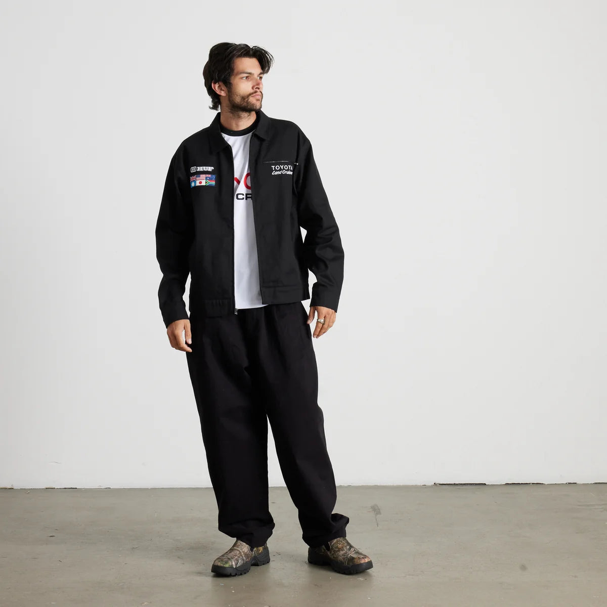 Huf X Toyota Land Cruiser World Tour Jacket Blk
